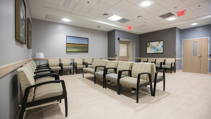 Duke Women's Health Heritage waiting room